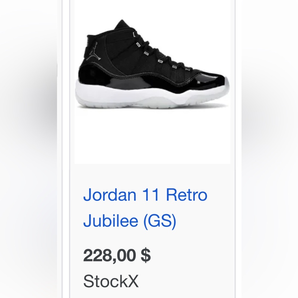 jordan 11 jubilee 25th anniversary